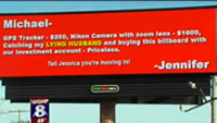 cheating spouse billboard